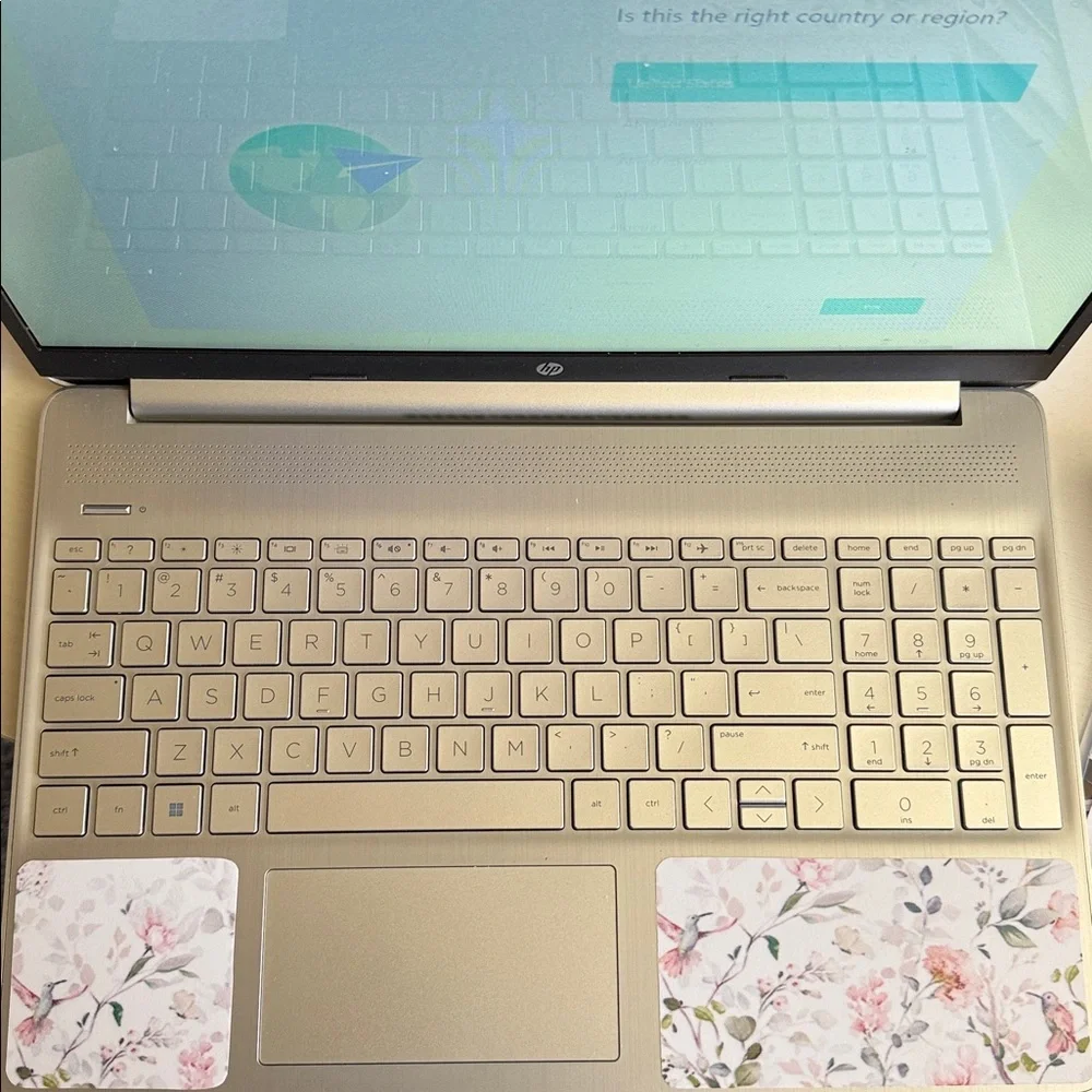 HP Gray Laptop with Silver Accents - Picture 2 of 4